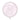 Transparent pink balloon 40 cm - soft festive shade - Juhlaboksi Oy