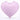 Purple foil heart balloon, matte finish