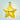 Silver star-shaped balloon press for helium-filled balloons.