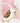 Foil balloon teddy bear on the moon, pink - 71 x 86 cm - Juhlaboksi Oy