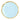 Plates - Light Blue with Gold Rims, 6-Piece Set, 18 cm