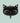 Foil balloon black cat - 48x36 cm - Juhlaboksi Oy