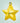 Balloon weight, gold star - Juhlaboksi Oy