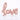 Rose gold-colored love text foil balloon