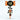 Suuri 129 cm Trick or Treat -foliopallo Halloween-juhlakoristeluun.
